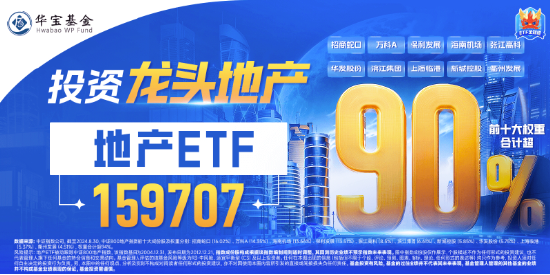 楼市成交同环比双升！龙头地产逆市表现，华发股份、招商蛇口涨逾1%，地产ETF（159707）成功收红！